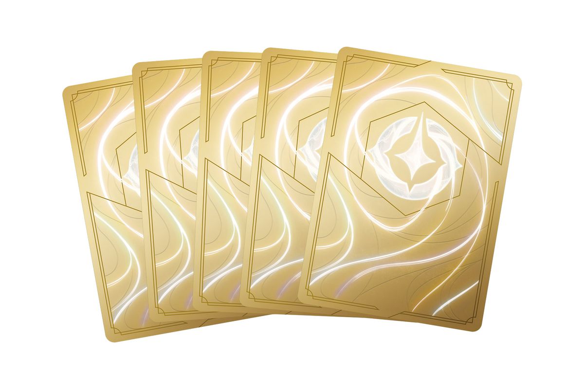 Gold-backed cards for Ursula from Illumineer’s Quest: Deep Trouble